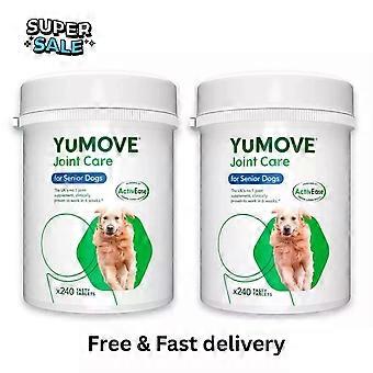 Verpakking van 2 stuks: supplement voor de gewrichten van seniorhonden – 240 tabletten voor stijve en oudere honden