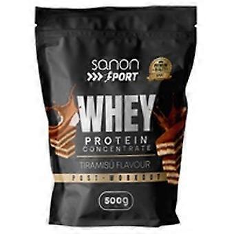 Proteína de soro de leite Sport 80% sabor tiramisu 500 g em pó
