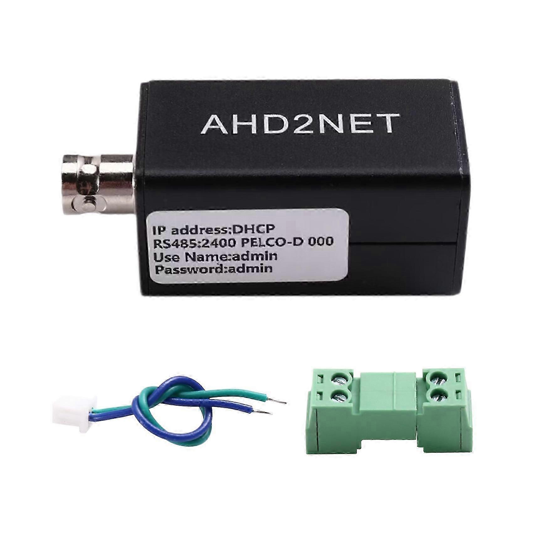 Encodeur vidéo AHD/TVI/CVI/CVBS vers IP 1080p compatible ONVIF pour NVR RJ45 (conversion pour caméras de sécurité analogiques), sans PoE KD