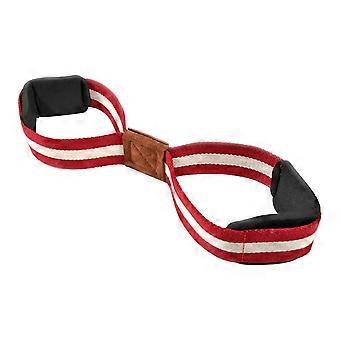 Wrist Strap Non-slip Wear-resistant 8-shaped Fitness Lifting Strap For Powerlifting(Red)S