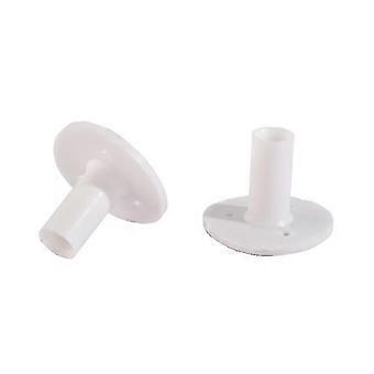 Golf gummi tees holder Driving Range Øvelsesmåtter Topholder tilbehør til indendørs udendørs, golf gummi tees holder (6 stk, hvid)