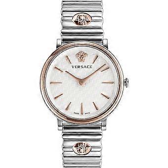 Versace Women's Watch Wristwatch V-Circle VE8105022 Stainless Steel