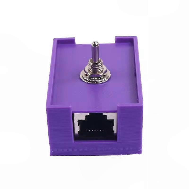 RJ45 Twisted Pair Network Cable, Toggle Switch, and Case