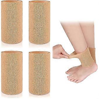 4pcs Ankle Sleeve Gel Socks, Skating Protective Gear, Moisturizing Ankle Pad compatible with Skating, Skiing and Cycling Support