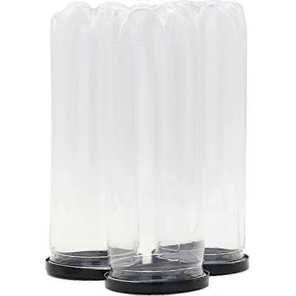 Multi-Function Tennis Holder Balls Storage Container 3Pcs Clear Bottle