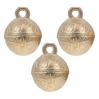 Decorative Vintage Mini Copper Dog Bells for Pet Collars 15Pcs Set