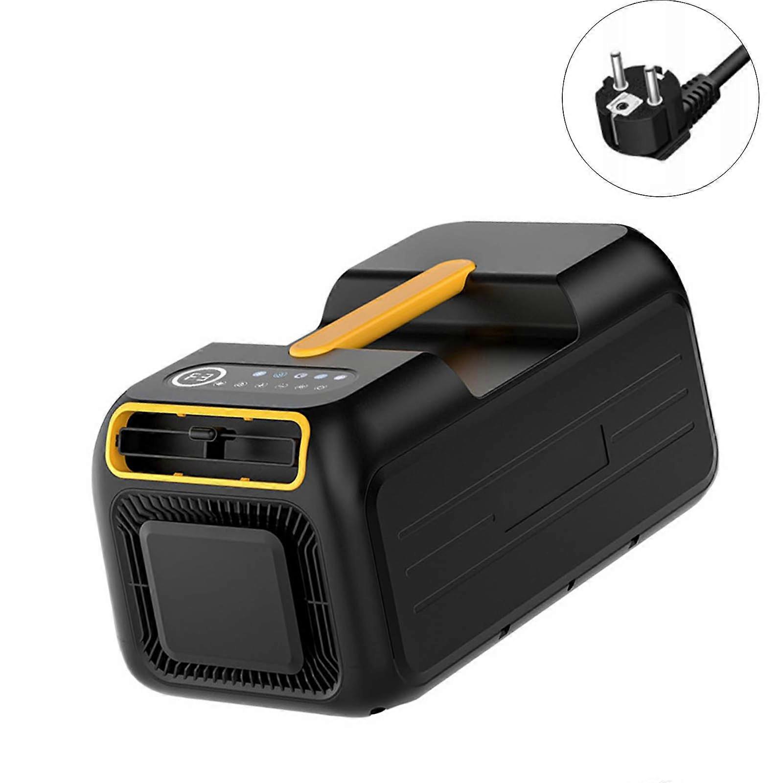 Function Mobile Unit Cooling Heating Mode Windowless Installation Remote Control Auto Power Off  black and yellow