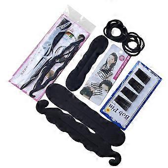 Hair Braiding Tools Hair Styling Tool for Women 1Set Black Set