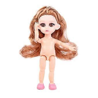 6 inch DIY doll kit nude toy figure with jointed body parts made of high quality plastic and silicone for realistic play and dress up activities