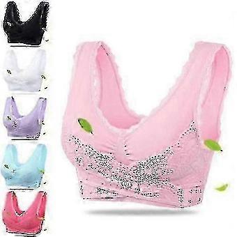 Women's Cross Front Tight CY Seamless Lift Bra Set of 2 - Push Up Support & Comcompatible witht