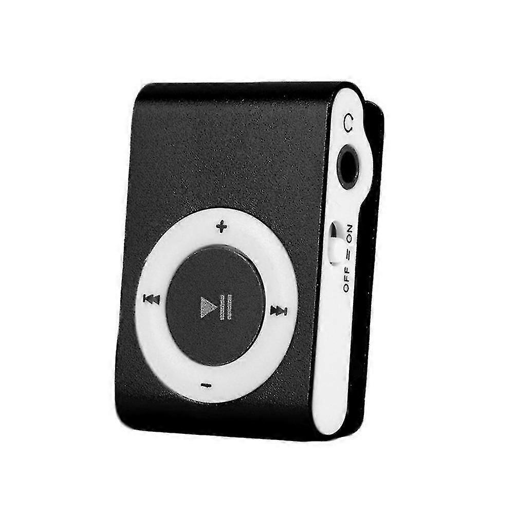 Portable MP3 Player with Micro SD TF Slot, Metal Clip, USB Music Player, Flash Drive and TF Card Reader