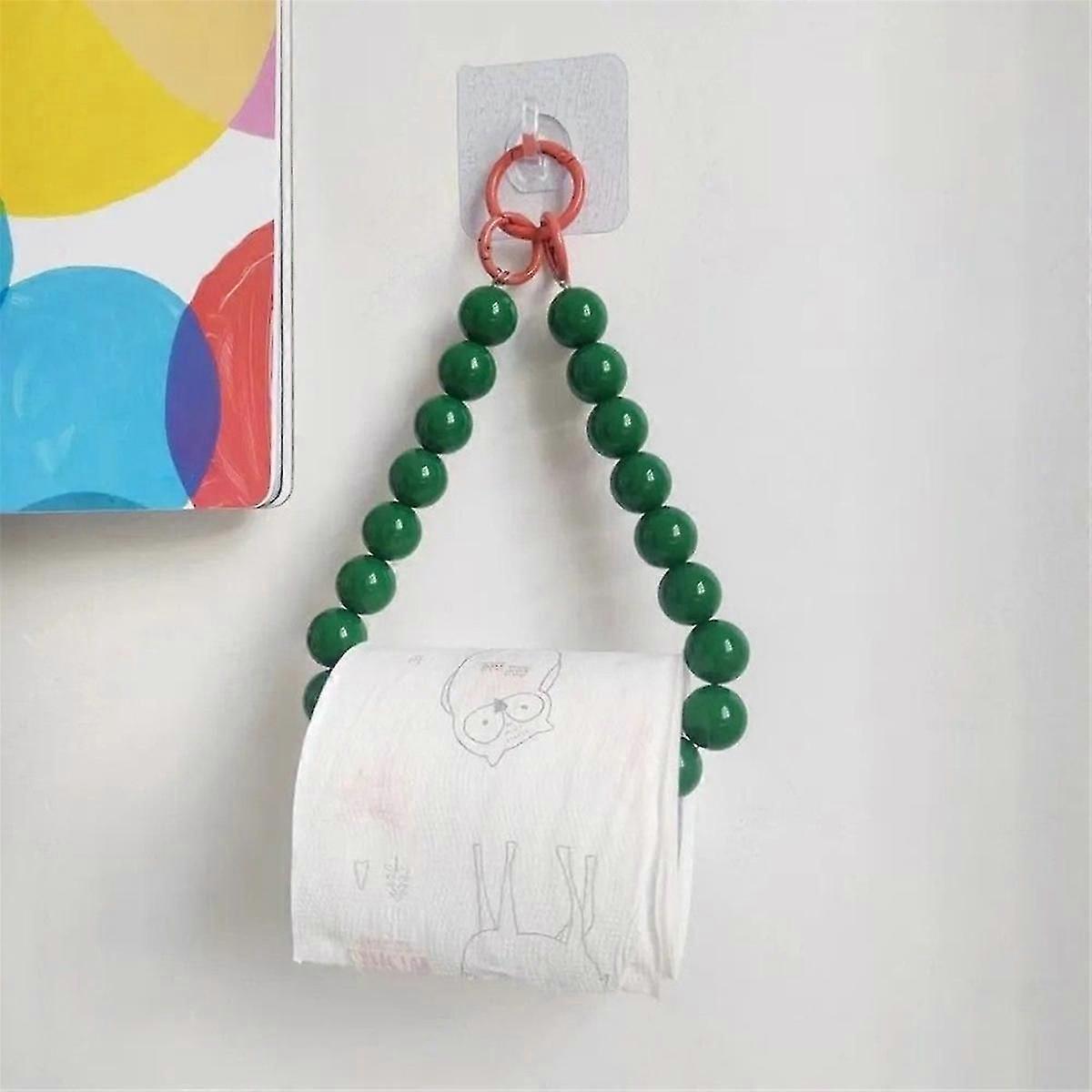 Bathroom storage rack for tissues and mobile phone chain