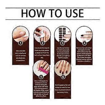Coffee Colored Nail Stickers Soft Gel Quick Drying  Resistant Three Dimensional Shine For Professional Use