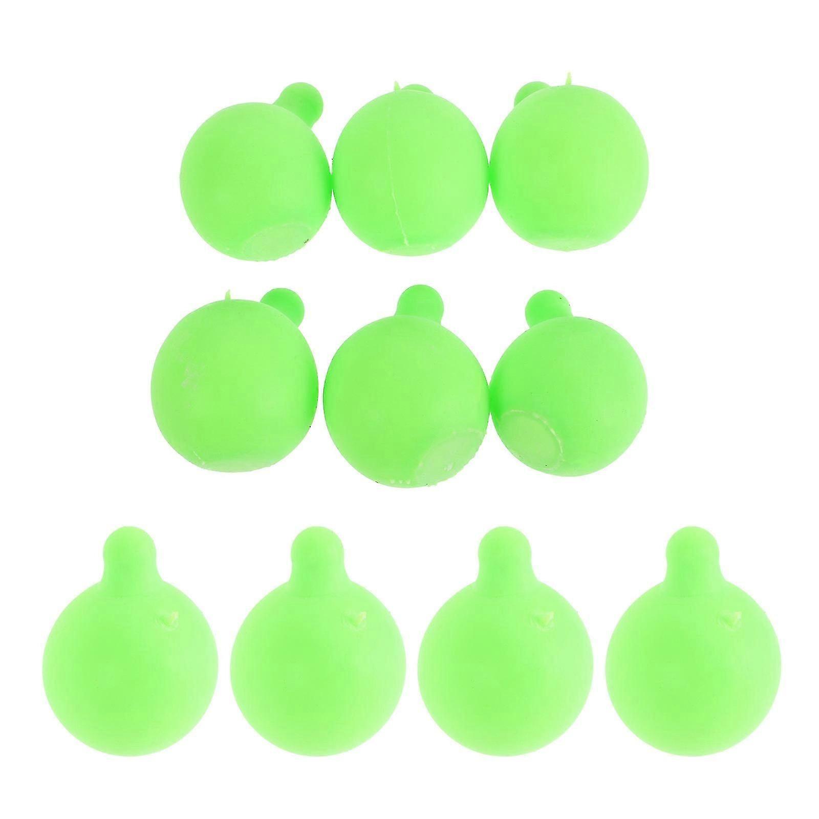 10pcs Bubbles Replacement Balls Soft TPR Light Green Compatible with DIY Doll Making Projects