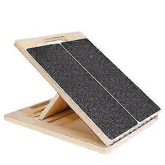 Wooden Adjustable Slant Board Incline Calf Stretcher for Exercise
