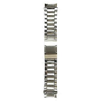 Compatible For Huawei Watch GT 7 46mm / GT 6 46mm Titanium Alloy Watch Strap Beveled Edge Three-Bead Link Metal Watch Band