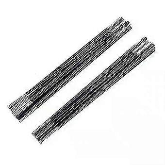 Universal-Trampolin-Glasfaserstangen zum Ersetzen der oberen Stange / des Metallrings - mit Kappen - XC