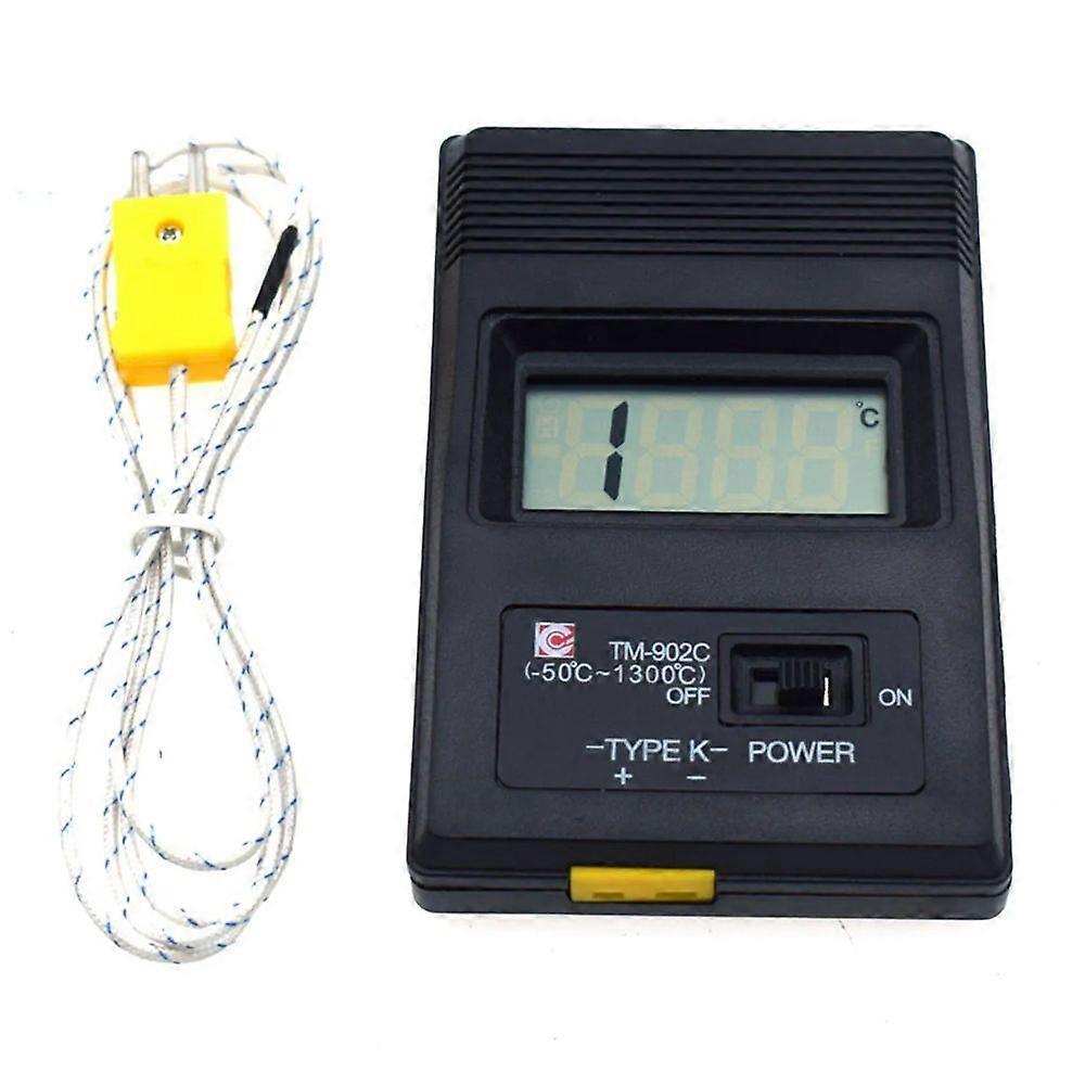 TM-902C LCD Digital Sensor Thermometer Single Input K Type Thermocouple Probe