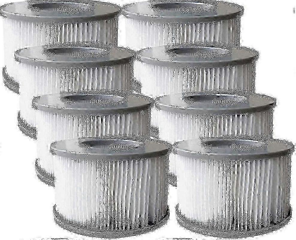 Filter Cartridges compatible with Inflatable Pools, 8-Pack Replacement Set