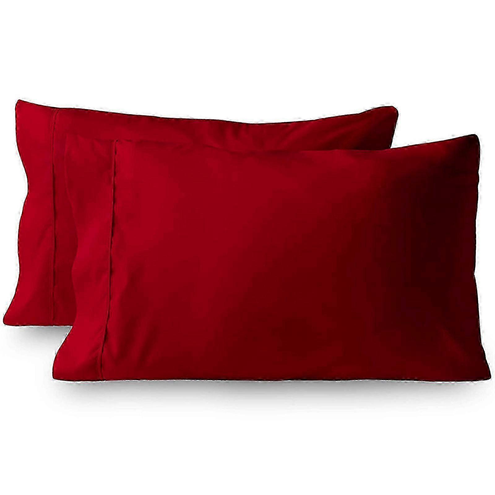 Soft Brushed Microfiber Queen Pillow Covers
