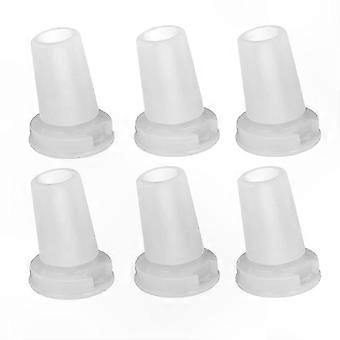 6-Pack Silicone Bite Valve Replacement for Water Bottles, Durable Mouthpiece for Hydration Bottles