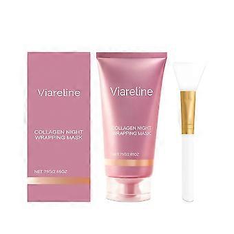 Viareline Collagen Nachtmaske, Peel-Off, Feuchtigkeitsspendend, 75 g