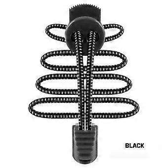 1Pair Lock Shoe laces Round Tennis Laces Without ties Adult Kids Sneakers Elastic Shoelaces Rubber Bands for Shoes Accesories