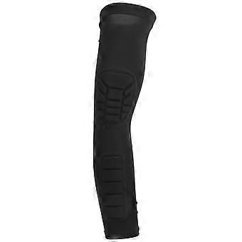 Sport Arm Guard Sleeves Verlengen Anticollision Elbow Pad Outdoor Beschermende Uitrusting Zwart (XL)