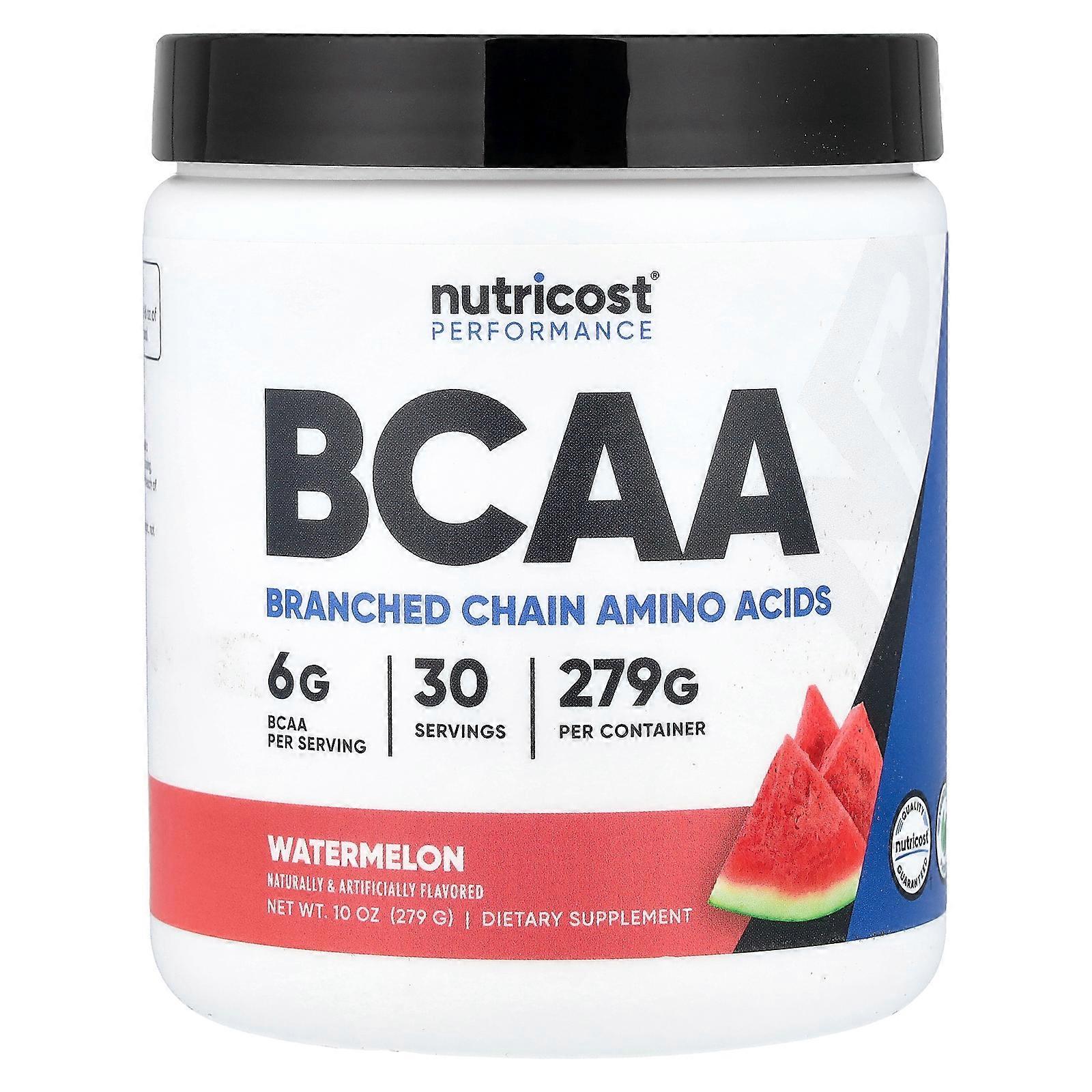 Nutricost, Performance, BCAA, Watermelon, 9.5 oz (270 g)