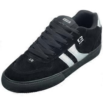 Globe Encore 2 heren skate sneakers in zwart zilver