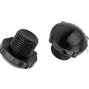Embouts de frein avant pour patins à roulettes, lot de 2, inserts à visser de 5/8 pouce, pièce de rechange en plastique pour un entretien propre de la zone des orteils, multicolore
