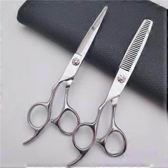 6 Inch Professional Hair Cutting Scissors Set Japanese Stainless Steel Barber Shears RazorSharp Blades