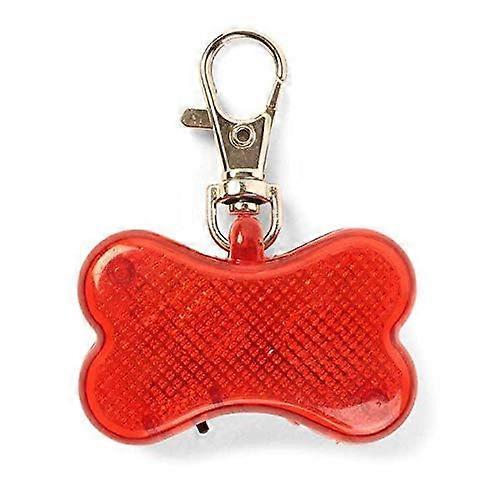 Night Visible LED Bone Dog Tag Waterproof
