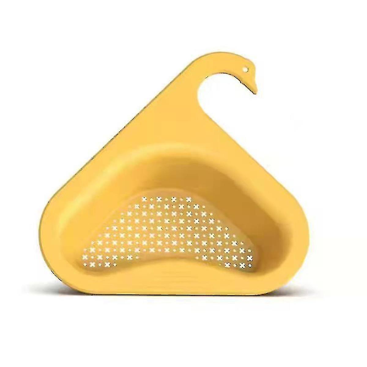 Swan Sink Basket, Corner Kitchen Sink Strainer Basket, Kitchen Triangle Sink Filter