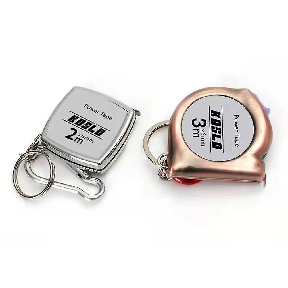 1pc Retractable Ruler Keychain Construction Tools Roulette Measuring Instruments