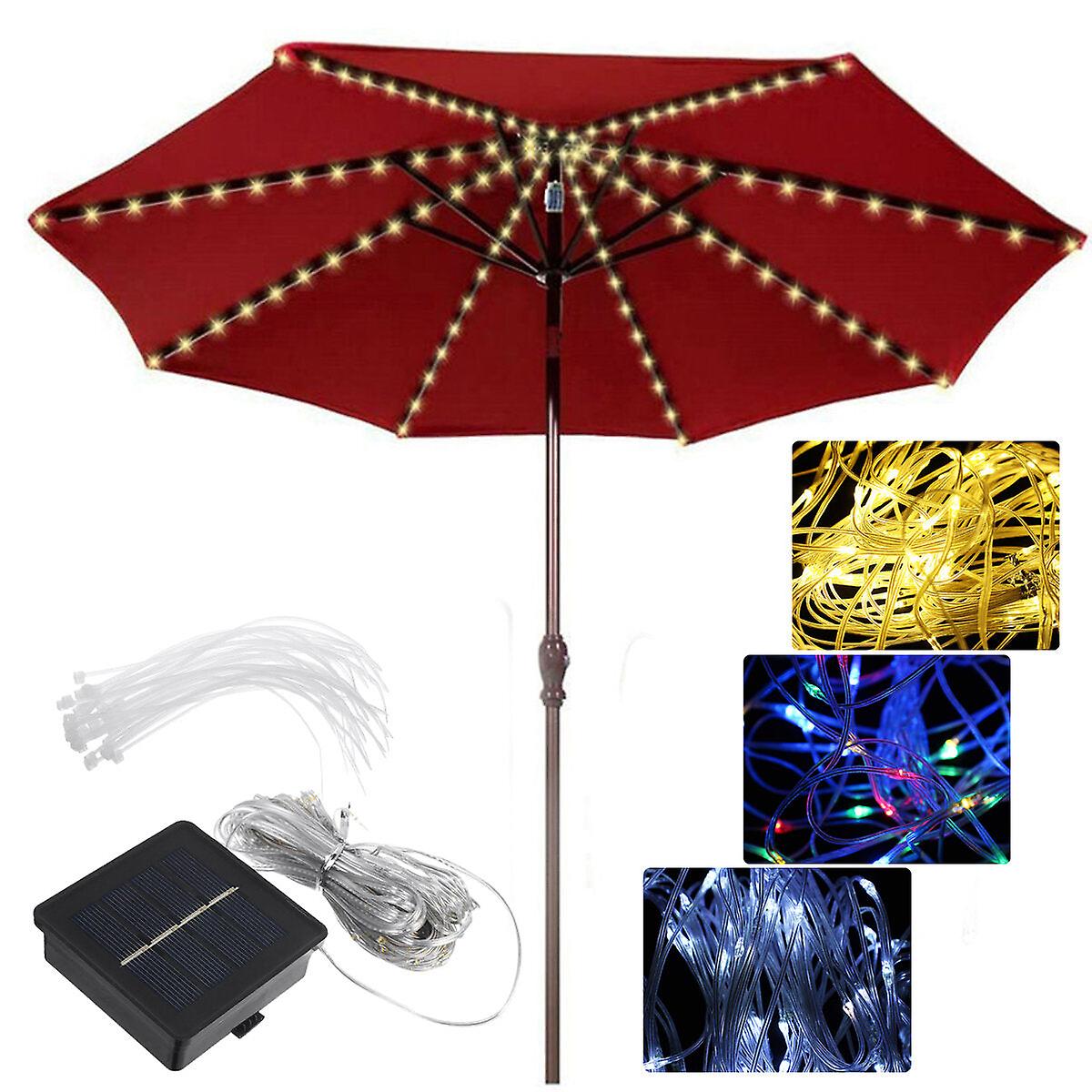 104Pcs Led 8 Mode Solar Charging Solar Led String Light For Sun Umbrella Garden
