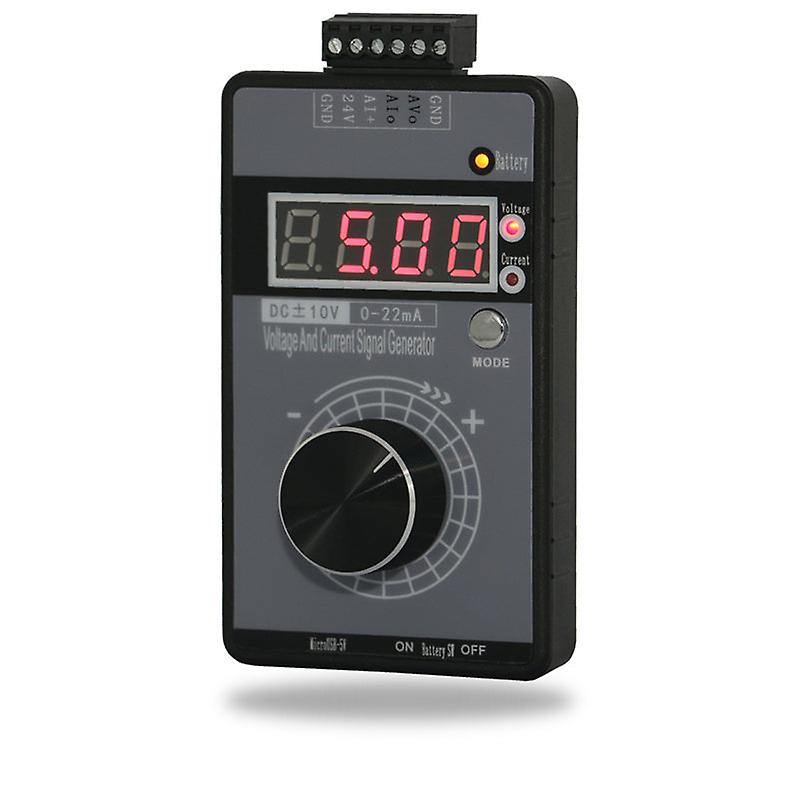 Handheld Positive And Negative Voltage 0-10v5v+ Current 0-4-20ma Signal Generator Analog Source Calibrator