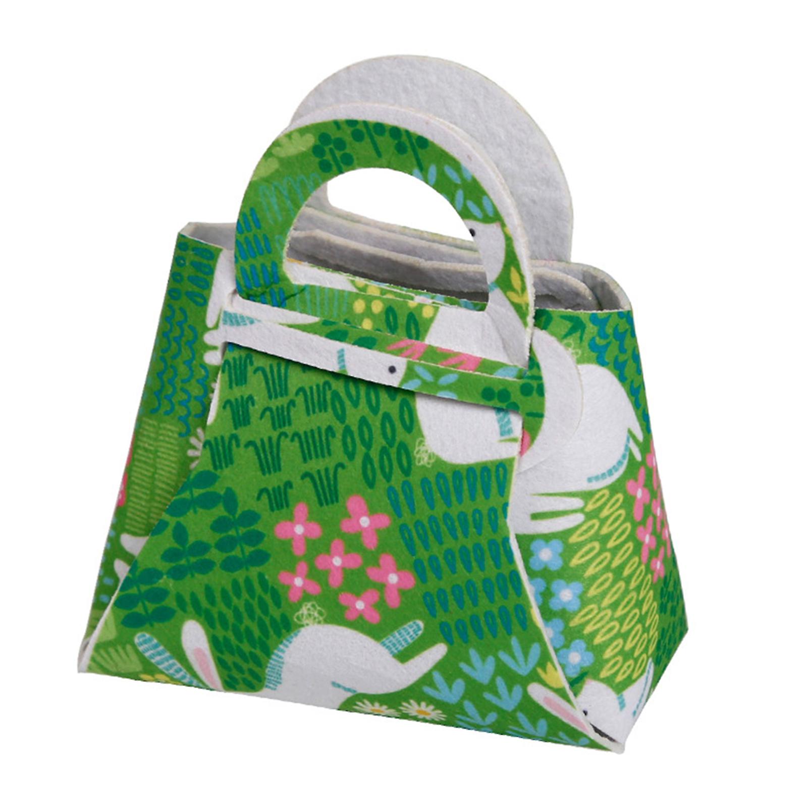 Easter Day Rectangle Candy Pouches With Classic Easter Elements Printed For Parties Birthdays And Other Occasions