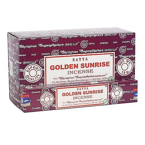 Satya Golden Sunrise Incense Sticks (Pack Of 120)