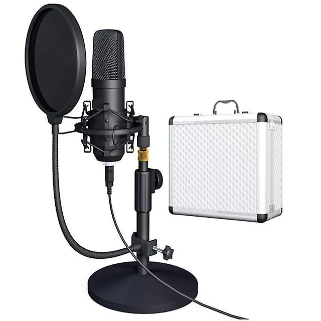 Bm700 Microphone Set Usb Interface Plug And Play High Sampling Rate 192khz/24bit Compatible With Mobile Phone/pad