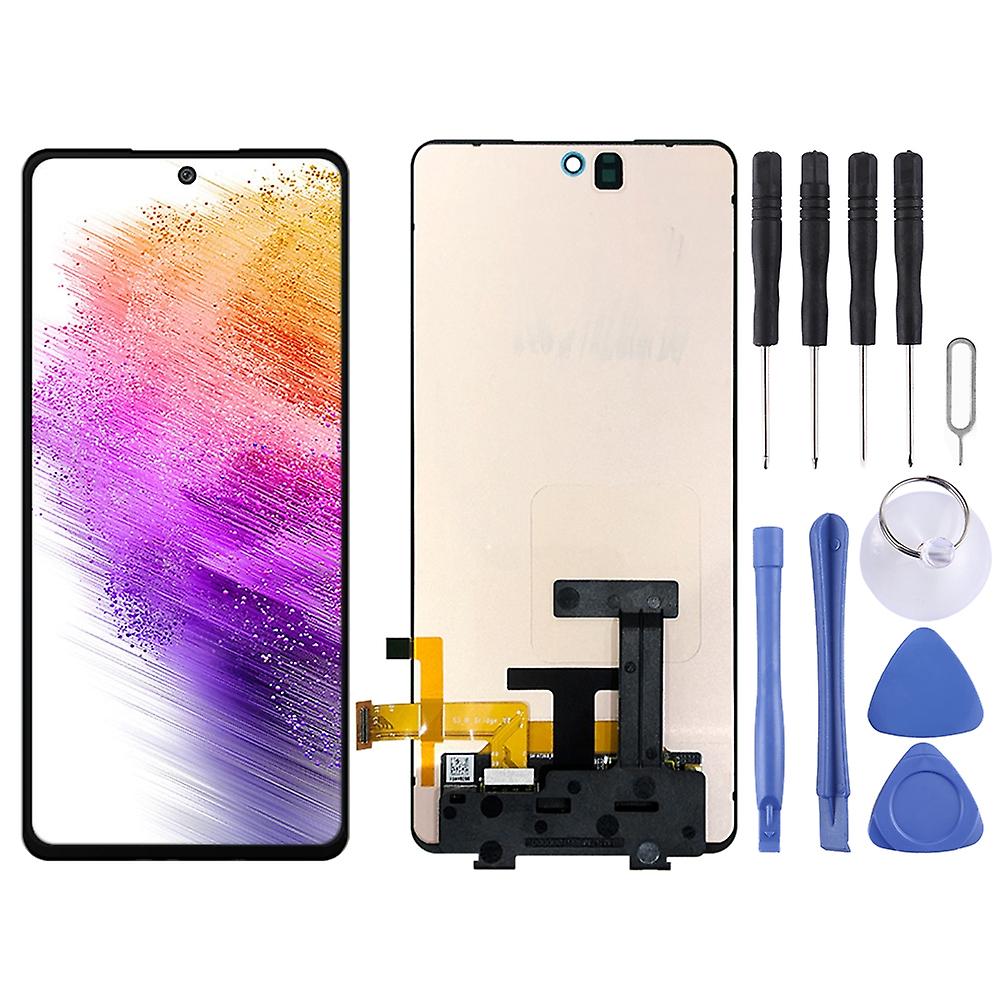 Super AMOLED LCD Screen For Samsung Galaxy A73 with Digitizer Full embly