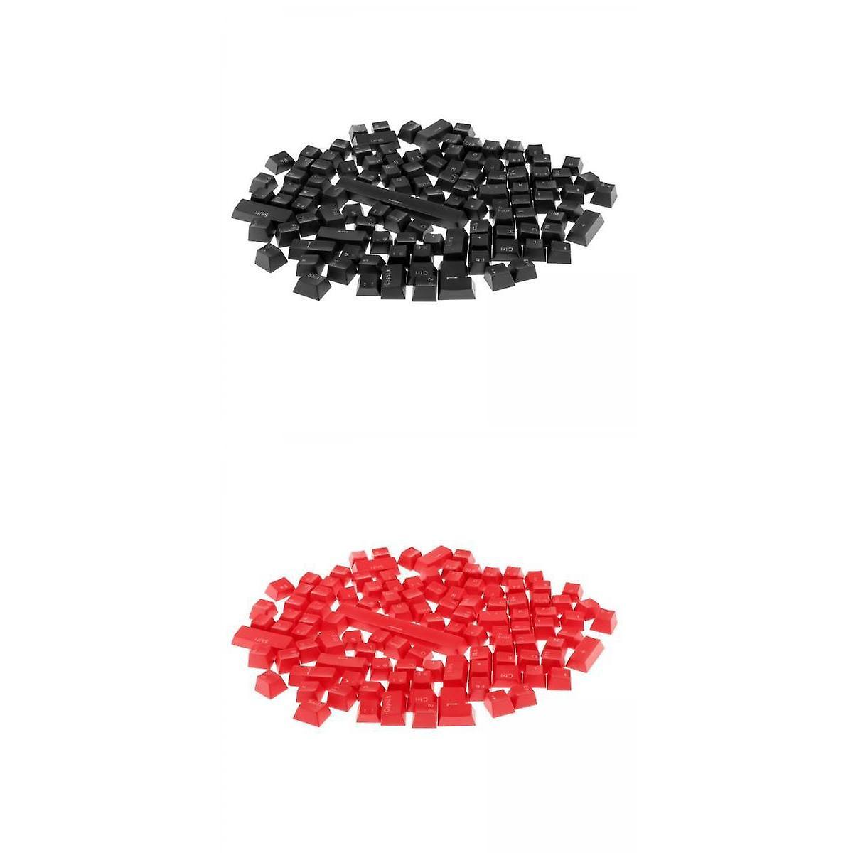 2Set 108-Key ABS Translucent Keycaps Key Caps for Mechanical Keyboards