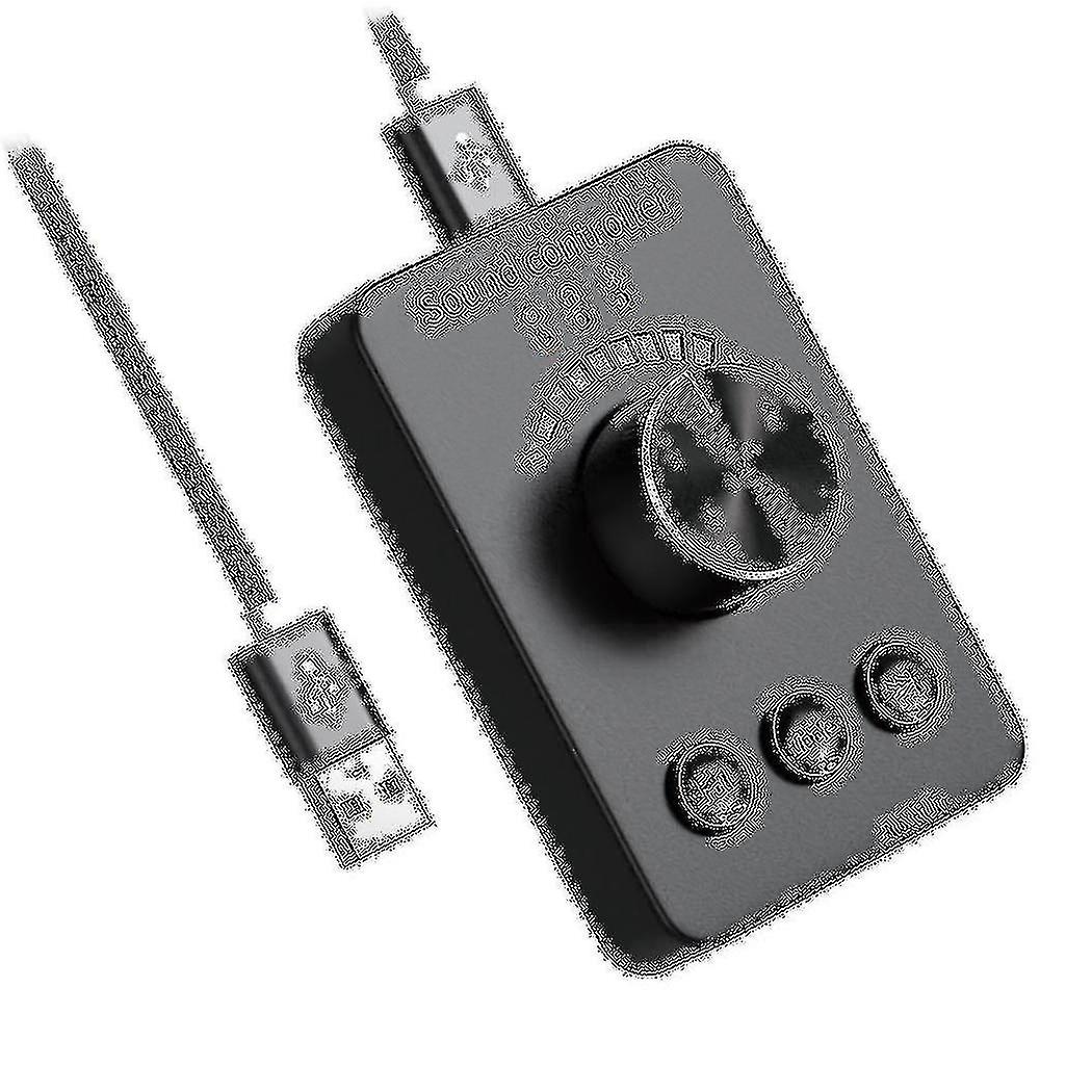 Usb External Volume Control Adjust Knob Bluetooth 5.1 With Play Pause Skip Mute 3 Volume Control Mo