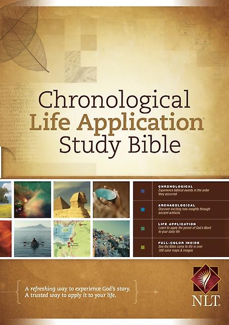 Chronological Life Application Study Biblenlt by Tyndale Hardback Book