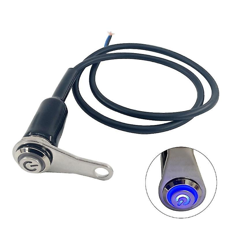 12v Led Waterproof Motorcycle Handlebar Switch Reset Manual Return Button Switch