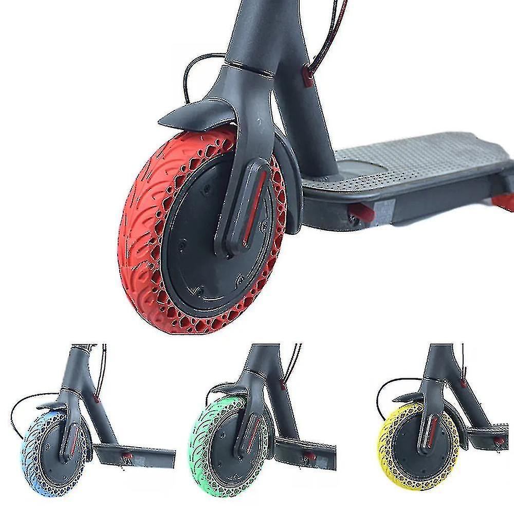 Pneu Anti-Dérapant Pour Trottinette Électrique M365 Pro - Plein Et Creux - Noir
