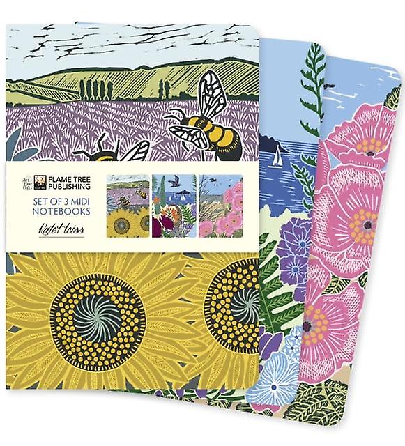 Kate Heiss Set Of 3 Midi Notebooks Paperback Book