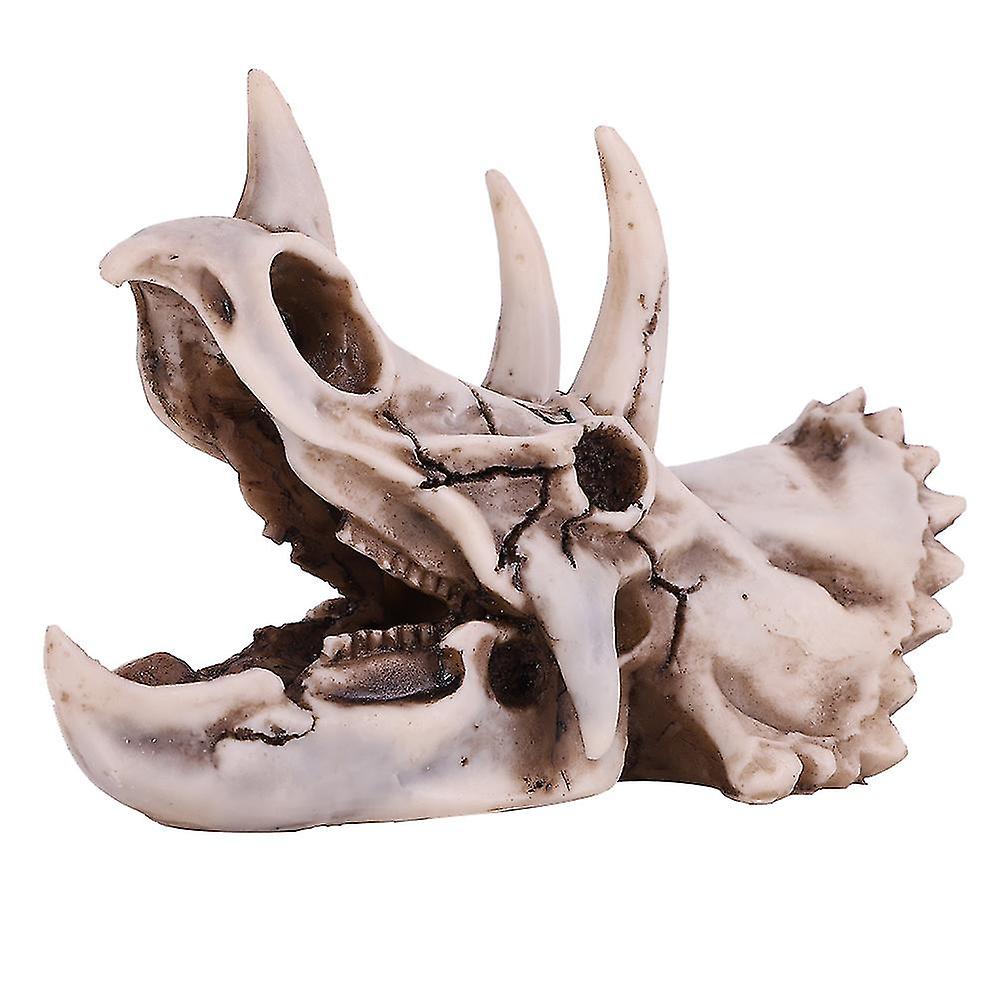 Resin Dinosaur Resin Dinosaur Skull Simulated Skeleton Home Office Display Decorative Craft