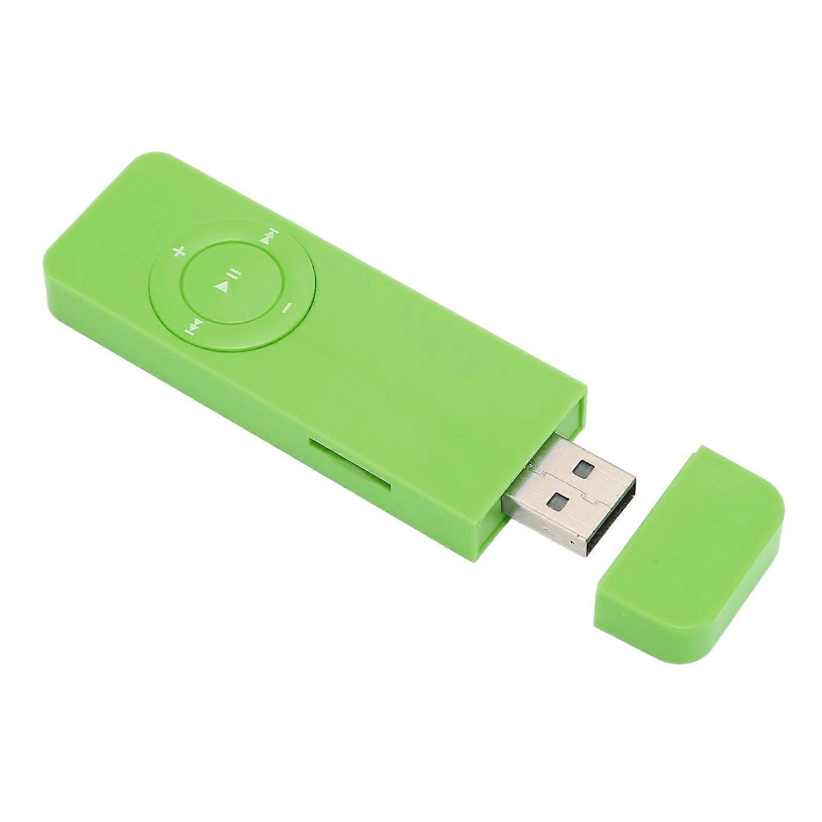 MP3 Player Lossless Sound Support Up to 64GB Mini Music Player for Students Running Travel Green