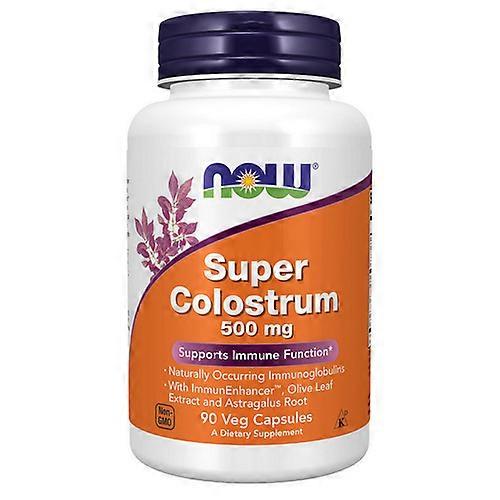 Now Foods Super Colostrum,500 mg ,90 Veg Caps (Pack of 2)